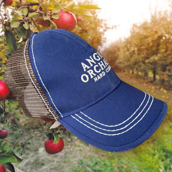 Angry Orchard Hard Cider Hat Mens Adult Snapback Adjustable Fit Size Cap Hat - Picture 2 of 5